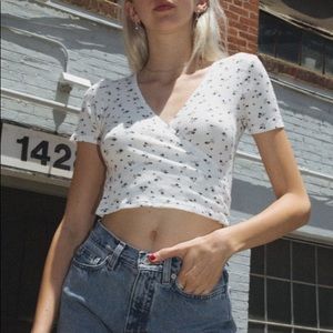 long sleeve floral rae top